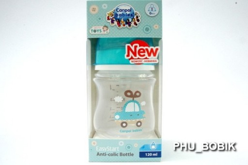 CANPOL BOTTLE 120 BOTTLES MINI cumlík 0+ 3 FARBY