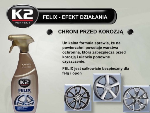 K2 FELIX RIM TEKUTINY UMÝVA RÁFKY A NÁBOJE HIT FV