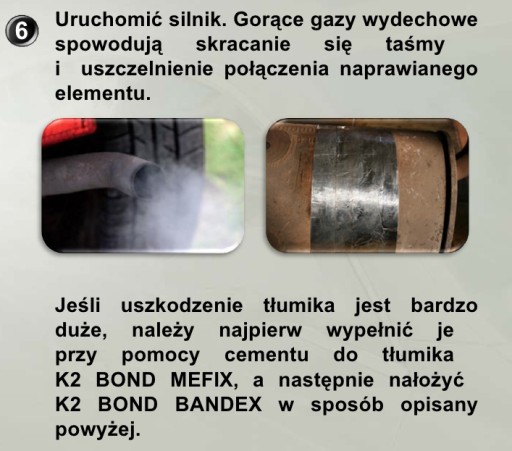 Obväzová páska K2 BANDEX na opravy tlmičov