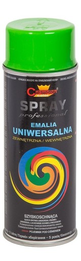 Emailová farba v spreji Ral 6018 Light Green Champion