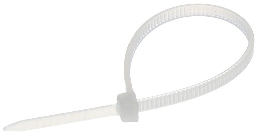 Úväzok na káble 100x3 100ks biely UV