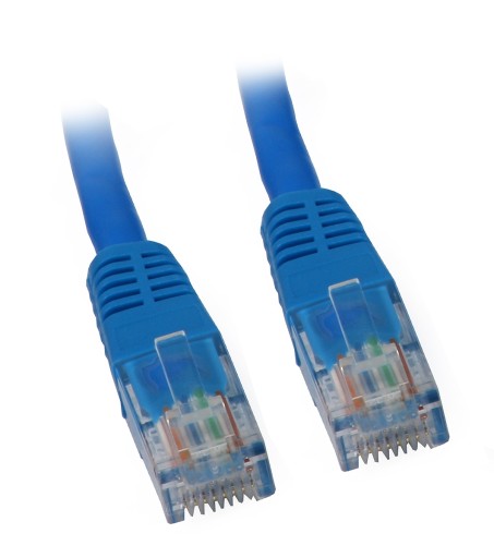 Patchcord RJ45/6/0,5-BLUE cat6 modrý 0,5m ABCV