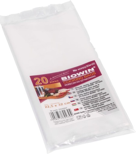 Plastové vrecká do šunkovaru 3 kg - 20 ks
