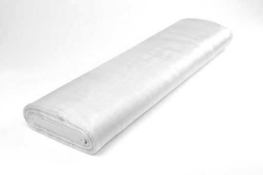 Organza / Organza Fabric - Biela 1/2 metra