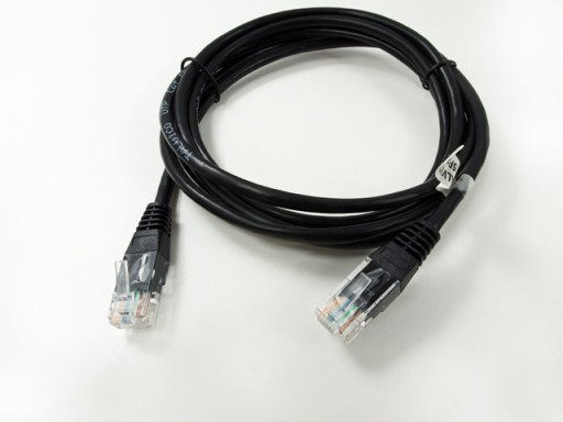 PatchCord UTP CAT 5e LAN LAN kábel 0,5m čierny