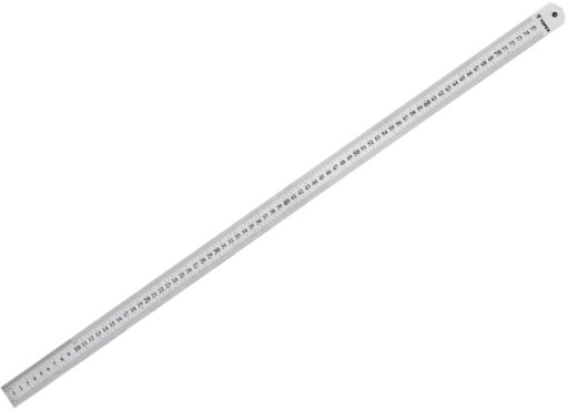 Pravítko 75 cm, nerezové pravítko