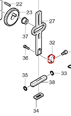 MAKITA SVORKA NA PÍLUKU 4324 4328 4329 MT431