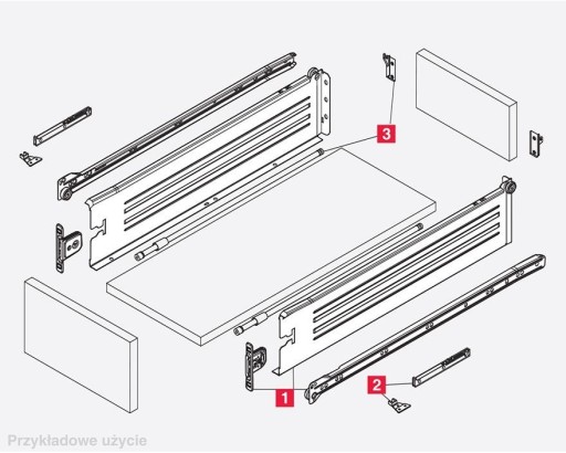METALBOX kovové bočnice pre BIELU zásuvku 270/150