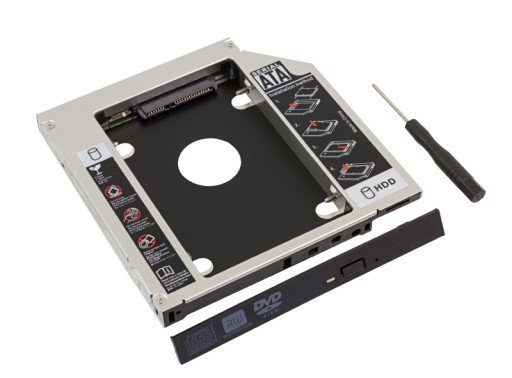 Vrecko na druhý disk, rám 2.5 HDD SSD SATA 9.5