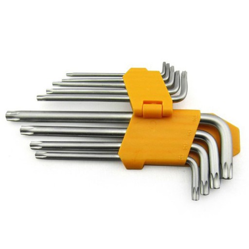 ŠESTRUBOVÉ KĽÚČE DLHÉ TORX IMBUS T10-T50 9 ks
