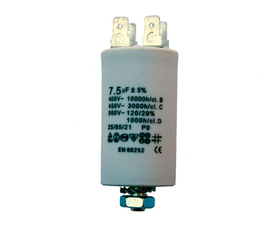 ŠTARTOVACÍ KONDENZÁTOR PRE MOTOR 7,5uF 7,5uF 450V