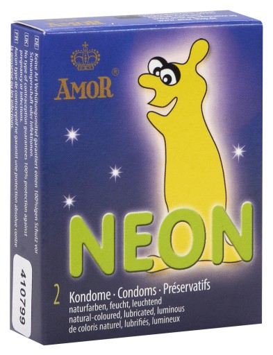 Svietiace v tme kondómy - Amor Neon