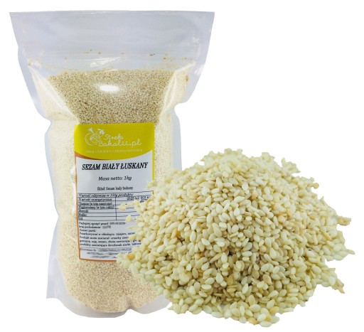SEZAMOVÉ SEMIENKY LÚPANÉ BIELY 500g AKCIA!!