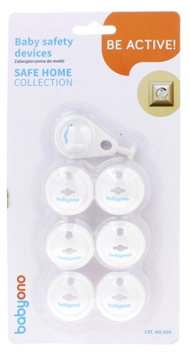 Chrániče elektrických zásuviek BabyOno 6 ks.