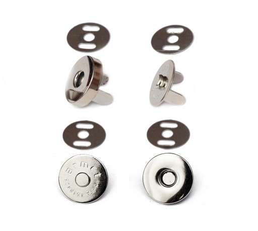 MAGNETICKÁ SVORKA 18mm STRIEBORNÝ MAGNET 2 kusy