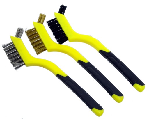 3 ručné drôtené KEFE, inox, mosadz, nylon