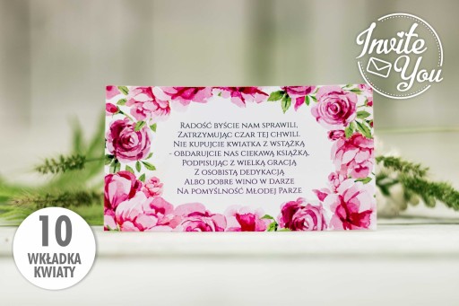 Svadobné oznámenia Kvety ZSK10 + príloha ZDARMA