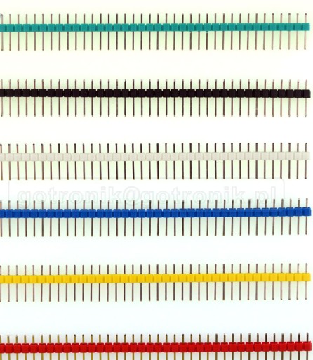 Kolíkový pás 1x40pinový raster 2,54mm_______BTE-209