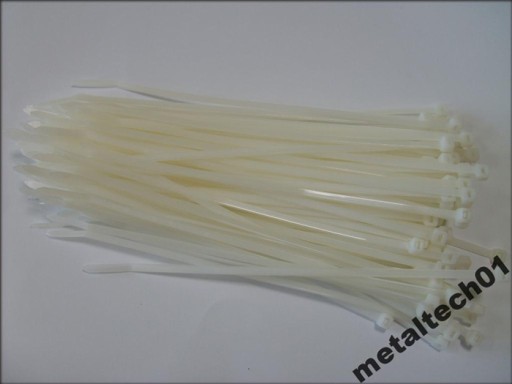 PLASTOVÉ KABELOVÉ SPOJKY 2,5 X 100 BIELE