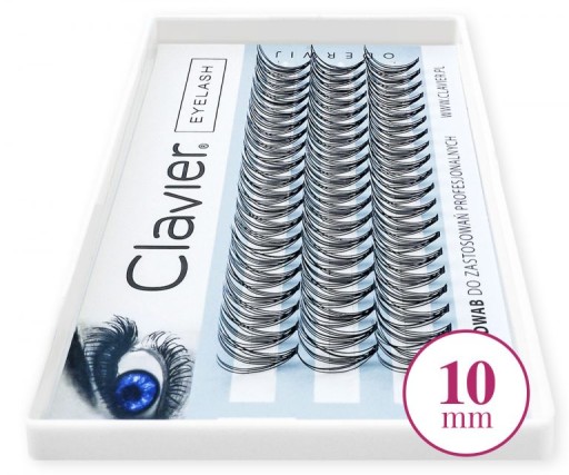 CLAVIER EYELSH TUMBLES PRÍRODNÝ HODVÁB HUSTÝ 10 mm