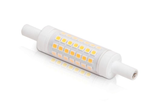 Vláknová halogénová LED R7S 78mm 360° teplá
