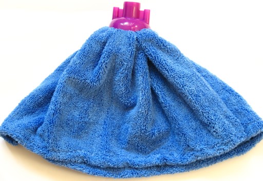 FROTÉ MOP Z MIKROVLÁKNA MODRÉ HRUBÉ ŠATY 140G
