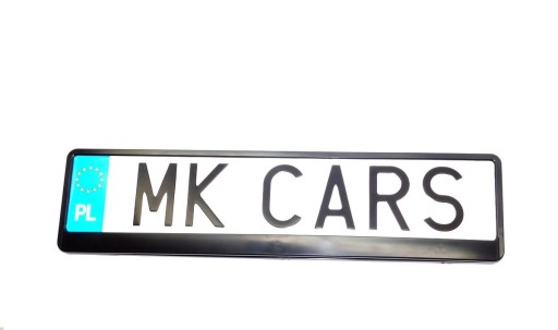 Rám ŠPZ - BLACK MK-CARS