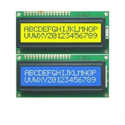 LCD DISPLEJ 1602 žltozelený
