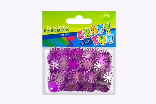CRAFT so zábavnými kovovými ozdobami na konfety