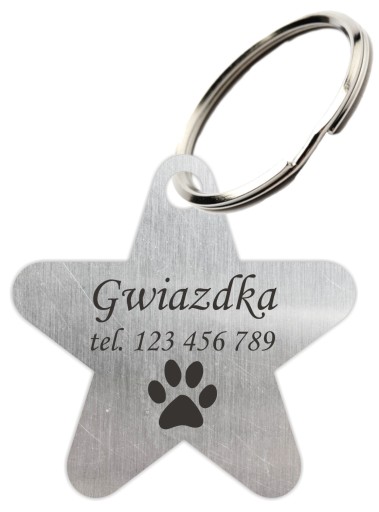 IDENTIFIKAČNÁ TAŠKA S HVIEZDOVOU GRAVÍNOU