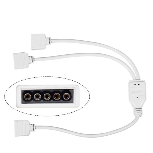 RGBW SPLITTER, rozdeľovač 1/2 LED pásikov, konektor
