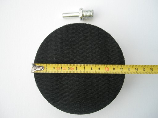 KOTÚČ SO VELCRO 125mm M14 PLUS ADAPTÉROM NA VŔTAČKU