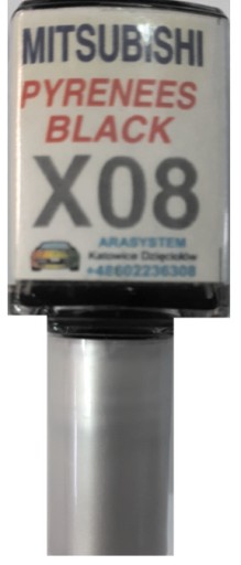 MITSUBISHI X08 PYRENEJS ČIERNA FARBA ARA