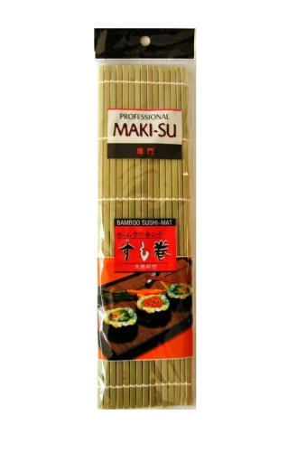 Bambusová podložka na sushi 27x27cm, profi