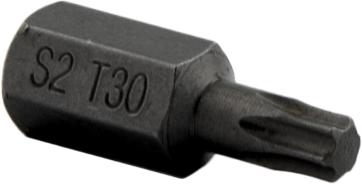 BIT TORX T30 x 30MM S2 10MM HEX.