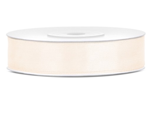 STUHA SATÉNOVÁ STUHA KRÉMOVÁ 12mm/25m
