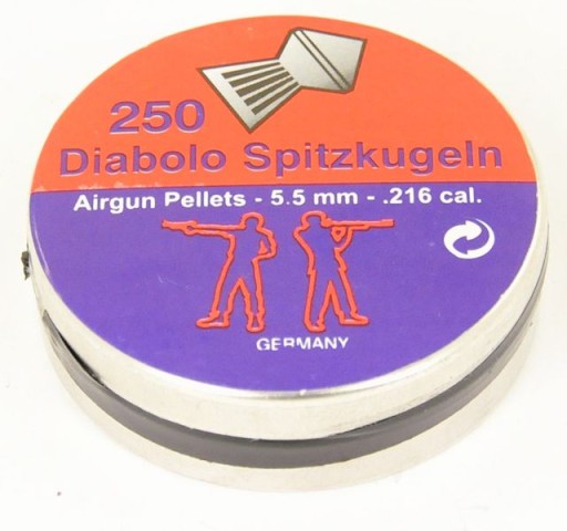 DIABOLO SPITZKUGELN pelety 5,5 mm 250 OSTRÉ PROSO