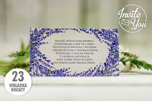 Svadobné oznámenia ZSK24 Flowers + príloha ZDARMA