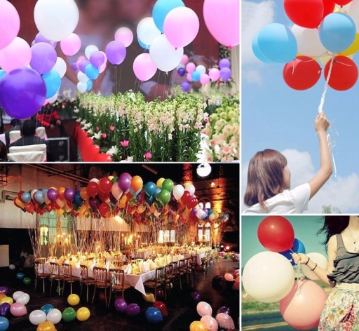 20ks balónov BALOONS ROSE GOLD, so sadou konfet
