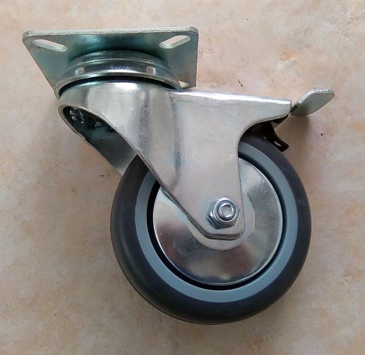 Koleso koliesko kolieska kolieska 75 mm 60 kg!!! Brzda.