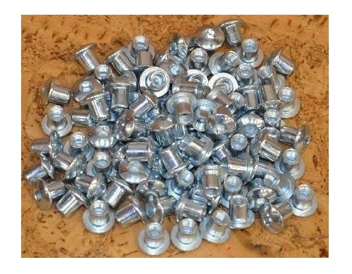 MATICE ERICSON, guľaté M6 x 10 mm POZINKOVANÉ MATICE - 10 KS