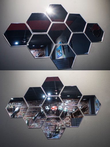 HEX zrkadlo na kúsky! Usporiadajte HEXAGÓNY, ako chcete!