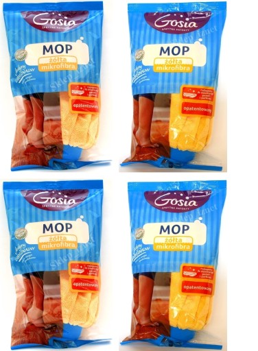 Mop z mikrovlákna Gosia žltý