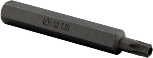 KONCOVÝ BIT 10MM TORX T35 x 75MM S2 S OTVOROM