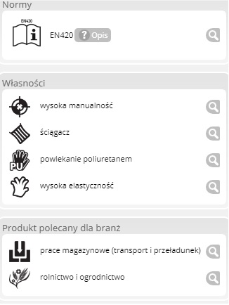 Ochranné pracovné rukavice OX-POLIUR, silná veľkosť 8