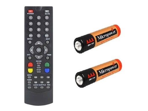 DIAĽKOVÉ OVLÁDANIE PRE DVB-T CABLETECH 0194 0083Q + ZDARMA