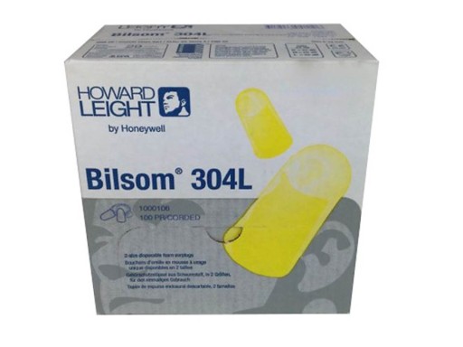 Honeywell BILSOM LEIGHT 304L vkladá protihlukové štuple do uší
