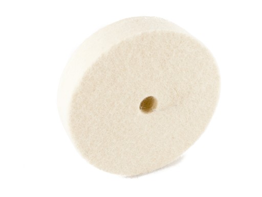 PLSTENÝ LEŠTIACI DISK PEVNÝ PLST 80x20x10 BIELY