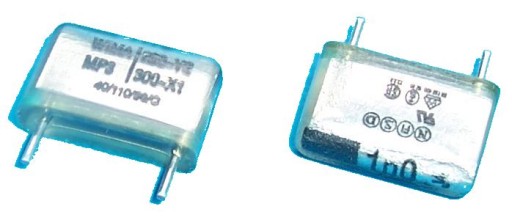 KONDENZÁTOR MKT MP3 WIMA 1nF 250V ~ 25 ks