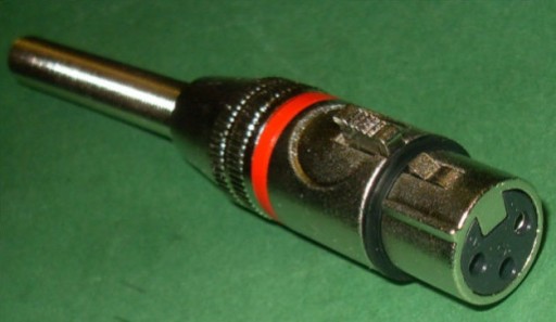 3kolíkový konektor mikrofónu Canon XLR pre kábel HQ (2981